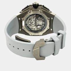 Pre Owned Audemars Piguet Royal Oak 26587TI.OO.D010CA.01 Automatic Skeleton Titanium Men's Wristwatch 44 mm