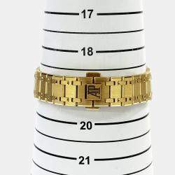 Pre Owned Audemars Piguet Royal Oak 15202BA Automatic Blue 18k Yellow Gold Men's Wristwatch 39 mm