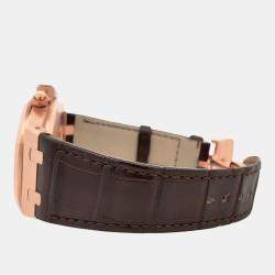Pre Owned Audemars Piguet Royal Oak 26331OR Automatic Brown 18k Rose Gold Men's Wristwatch 41 mm