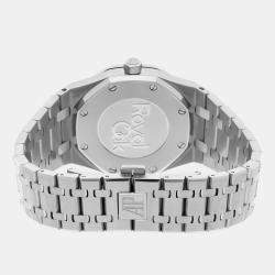 Pre Owned Pre-Owned Audemars Piguet Royal Oak Dual Time 26124ST.OO.D018CR.01  Blue Automatic Stainless Steel Men's Wristwatch 39 mm