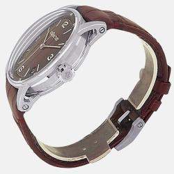 Pre Owned Audemars Piguet Code 11.59 15210BC.OO.A068CR.01 Automatic Burgundy Dial 18k White Gold Men's Wristwatch 41mm