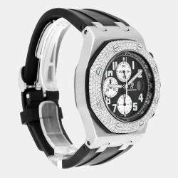 Pre Owned Audemars Piguet Royal Oak Offshore 25940SK.OO.D002CA.01 Automatic Chronograph Black Dial Stainless Steel Men's Wristwatch 42 mm