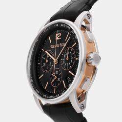 مملوكة مسبقًا ساعة يد رجالية أوديمار بيغيه كود 11.59 فلايباك كرونوجراف 26393CR.OO.A002CR.01 مستعملة