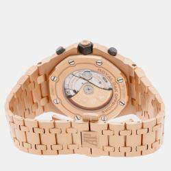 Pre Owned Pre-Owned Audemars Piguet Royal Oak Offshore Chronograph 26470OR.OO.1000OR.01 Pink 18k Rose Gold Men's Wristwatch 42 MM