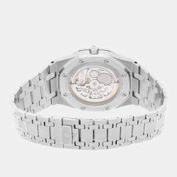 مملوكة مسبقًا Pre-Owned Audemars Piguet Royal Oak Perpetual Calendar 25820ST.OO.0944ST.05 Blue Automatic Stainless Steel Men's Wristwatch 39 MM