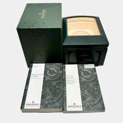 مملوكة مسبقًا Pre-Owned Audemars Piguet Royal Oak Perpetual Calendar 25820ST.OO.0944ST.05 Blue Automatic Stainless Steel Men's Wristwatch 39 MM