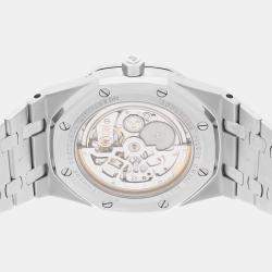 مملوكة مسبقًا Pre-Owned Audemars Piguet Royal Oak Perpetual Calendar 25820ST.OO.0944ST.05 Blue Automatic Stainless Steel Men's Wristwatch 39 MM