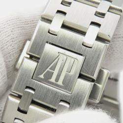 Pre Owned ساعة يد رجالية أوديمار بيغيه رويال أوك 15450ST.OO.1256ST.01 أوتوماتيكية فضية ستانلس ستيل 37 مم