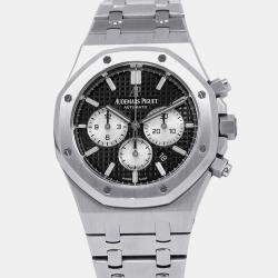Pre Owned Audemars Piguet Royal Oak 26331ST.OO.1220ST.02 Automatic Black Stainless Steel Men's Wristwatch 41 mm