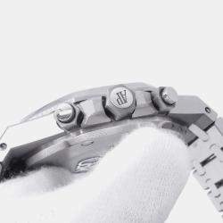 مملوكة مسبقًا ساعة يد رجالية أوديمارز بيغيه رويال أوك 26331ST.OO.1220ST.02 أوتوماتيكية ستانلس ستيل سوداء 41 ملم