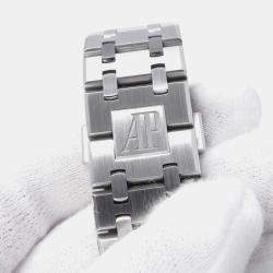 مملوكة مسبقًا ساعة يد رجالية أوديمارز بيغيه رويال أوك 26331ST.OO.1220ST.02 أوتوماتيكية ستانلس ستيل سوداء 41 ملم