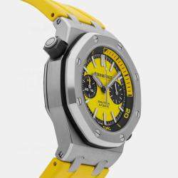 مملوكة مسبقًا ساعة يد رجالية أوديمارز بيغيه رويال أوك أوفشور دايفر كرونوغراف 26703ST.OO.A051CA.01 مستخدمة