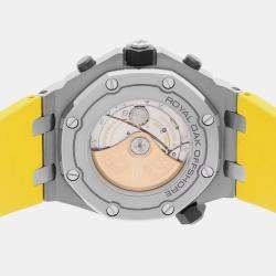 مملوكة مسبقًا ساعة يد رجالية أوديمارز بيغيه رويال أوك أوفشور دايفر كرونوغراف 26703ST.OO.A051CA.01 مستخدمة