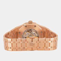 Pre Owned ساعة يد رجالية أوديمارز بيغيه رويال أوك 15400OR.OO.D002CR.01 أوتوماتيكية 41 ملم مستعملة