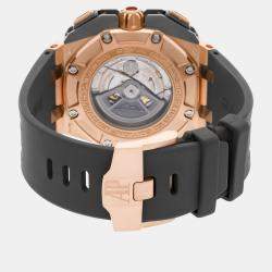 Pre Owned Pre-Owned Audemars Piguet Royal Oak Offshore Michael Schumacher Limited Edition 26568OM.OO.A004CA.01 Grey Automatic 18k Rose Gold Men's Wristwatch 44 mm