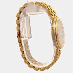Pre Owned Audemars Piguet Quantieme Perpetual Calendar 5557CA Grey 18K Yellow Gold, 18K White Gold Automatic Men's Wristwatch 35mm