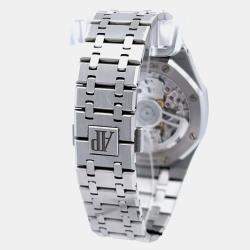 Pre Owned Audemars Piguet Royal Oak "50th Anniversary" 15510ST.OO.1320ST.04 Green Stainless Steel Automatic Men's Wristwatch 41mm