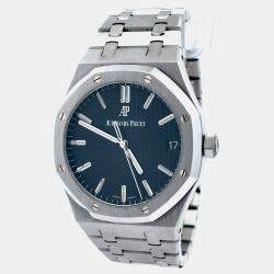 Pre Owned Audemars Piguet Royal Oak 15500ST.OO.1220ST.03 Black Stainless Steel Automatic Men's Wristwatch 41mm