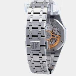 Pre Owned Audemars Piguet Royal Oak 15500ST.OO.1220ST.03 Black Stainless Steel Automatic Men's Wristwatch 41mm