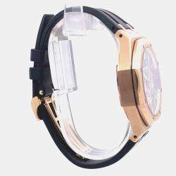 Pre Owned Audemars Piguet Royal Oak 26331OR.OO.D821CR.01 Brown 18K Rose Gold Automatic Men's Wristwatch 41mm