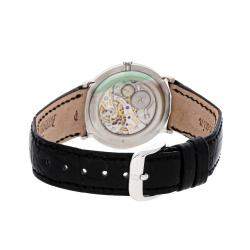 Pre Owned Audemars Piguet Grey Platinum Jules Audemars 14667PT.OO.A001CR.01 Men's Wristwatch 32 MM