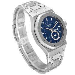 Audemars Piguet Blue Stainless Steel Royal Oak Annual Calendar 25920ST Men's Wristwatch 36 MM