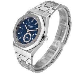 Audemars Piguet Blue Stainless Steel Royal Oak Annual Calendar 25920ST Men's Wristwatch 36 MM