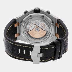 Audemars Piguet Blue Stainless Steel Royal Oak Offshore 26471SR.OO.D101CR.01 Automatic Men's Wristwatch 42 mm