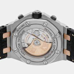 Audemars Piguet Blue Stainless Steel Royal Oak Offshore 26471SR.OO.D101CR.01 Automatic Men's Wristwatch 42 mm