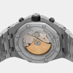 Audemars Piguet Brown Stainless Steel Royal Oak Offshore 26470ST.OO.A820CR.01 Automatic Men's Wristwatch 42 mm