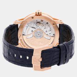 Audemars Piguet Blue 18k Rose Gold Code 11.59 15210OR.OO.A028CR.01 Automatic Men's Wristwatch 41 mm