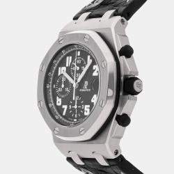 Audemars Piguet Black Stainless Steel Royal Oak 26020ST.OO.D101CR.01 Automatic Men's Wristwatch 42 mm