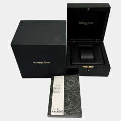 Audemars Piguet Black Stainless Steel Royal Oak 26020ST.OO.D101CR.01 Automatic Men's Wristwatch 42 mm