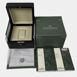 Audemars Piguet Black Stainless Steel Royal Oak Offshore 26298SK.OO.D101CR.01 Automatic Men's Wristwatch 42 mm