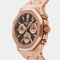Audemars Piguet Brown 18k Rose Gold Royal Oak 26239OR.OO.1220OR.02 Automatic Men's Wristwatch 41 mm