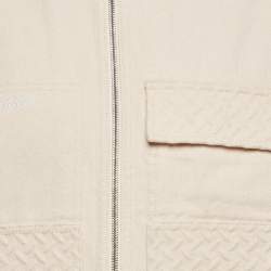 Axel Arigato Pale Beige Grate Embossed Cotton Twill Jacket M