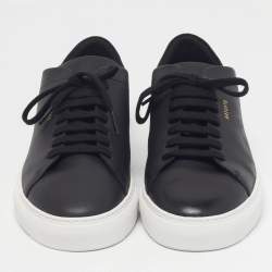 Pre Owned حذاء رياضي أكسيل أريجاتو جلد وسويدي أسود كلين 90 بعنق منخفض مقاس 42