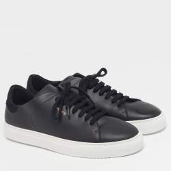 Pre Owned حذاء رياضي أكسيل أريجاتو جلد وسويدي أسود كلين 90 بعنق منخفض مقاس 42