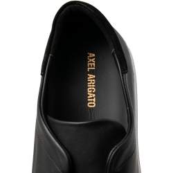 Pre Owned Axel Arigato Black Leather And Suede Lace Up Sneakers Size 46