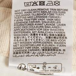 Pre Owned Axel Arigato Beige Textured Denim Jeans S/Waist 31"