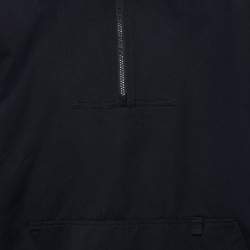Axel Arigato Black Cotton Metric Anorak Hoodie M