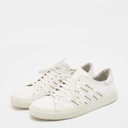 Axel Arigato White Leather Low Top Sneakers Size 43
