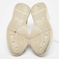 Axel Arigato Grey Canvas and Leather Low Top Sneakers Size 43