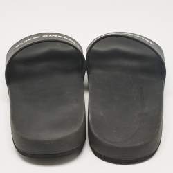 Axel Arigato Black Rubber Pool Slides Size 44