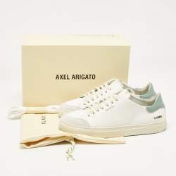 Axel Arigato White Leather and Suede Clean 90 Sneakers Size 40