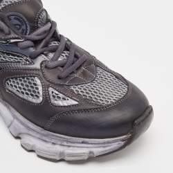 Axel Arigato Grey/Blue Mesh and Leather Marathon R Trail Sneakers Size 39