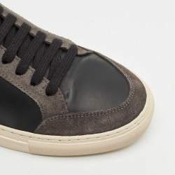 Axel Arigato Black Leather and Suede Clean 90 Low Top Sneakers Size 42