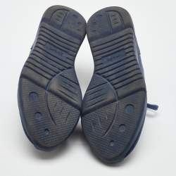 Pre Owned Axel Arigato Blue Fabric and Suede Genesis Vintage Runner Sneakers Size 44