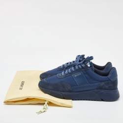 Pre Owned Axel Arigato Blue Fabric and Suede Genesis Vintage Runner Sneakers Size 44