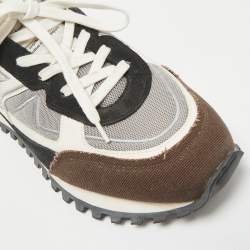 Pre Owned Axel Arigato Tricolor Mesh and Canvas Sonar Low Top Sneakers Size 44